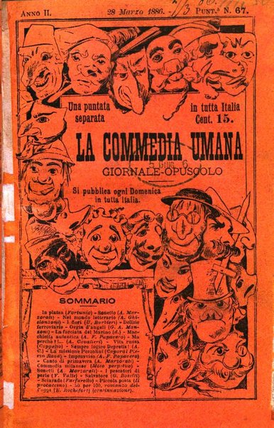 La commedia umana giornale-opuscolo settimanale