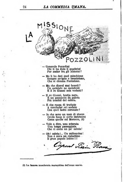 La commedia umana giornale-opuscolo settimanale