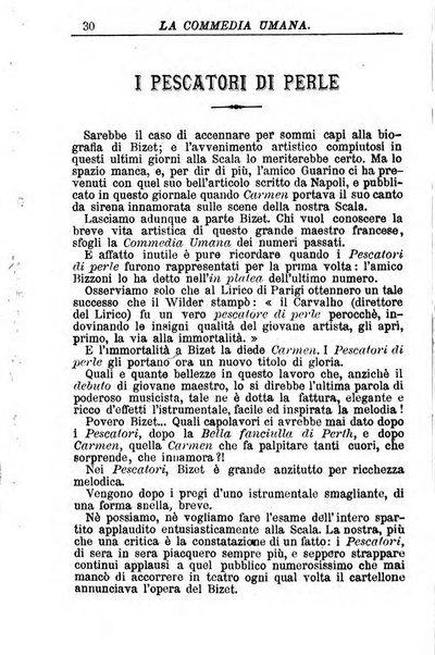 La commedia umana giornale-opuscolo settimanale