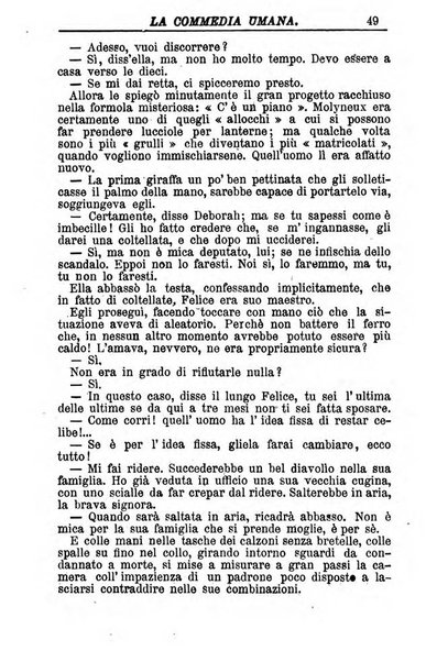 La commedia umana giornale-opuscolo settimanale