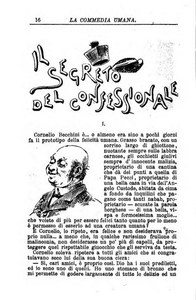 La commedia umana giornale-opuscolo settimanale