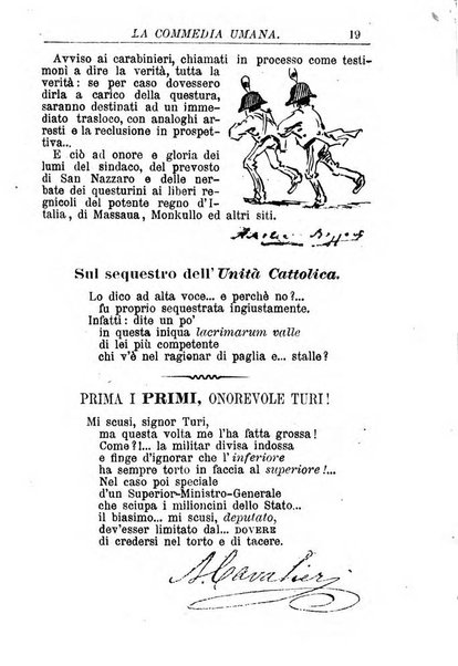 La commedia umana giornale-opuscolo settimanale