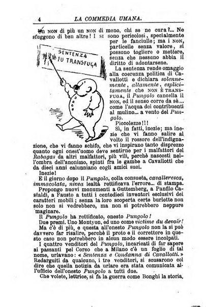 La commedia umana giornale-opuscolo settimanale