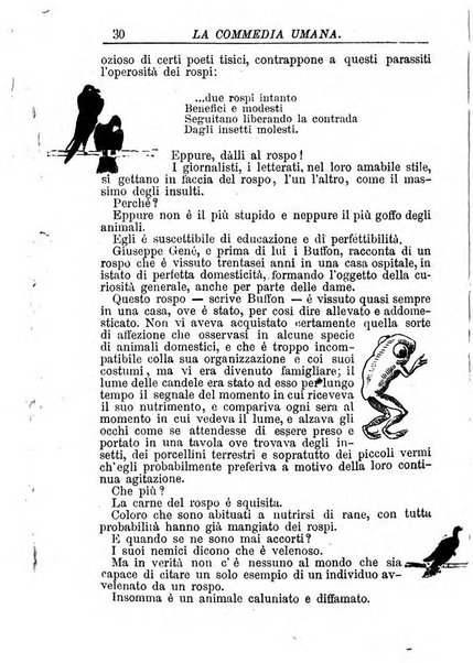 La commedia umana giornale-opuscolo settimanale