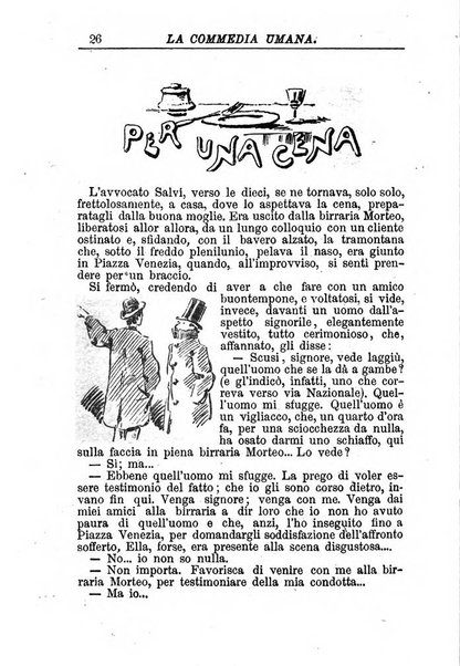 La commedia umana giornale-opuscolo settimanale