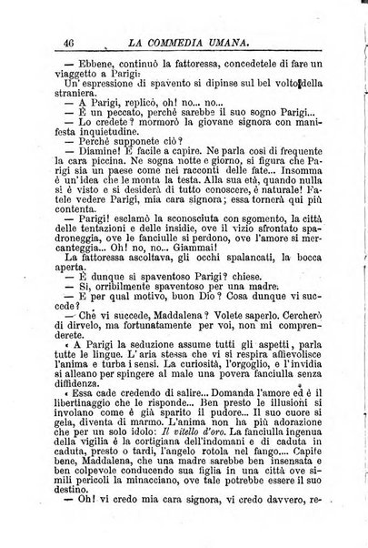 La commedia umana giornale-opuscolo settimanale