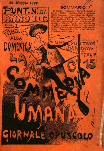 La commedia umana giornale-opuscolo settimanale