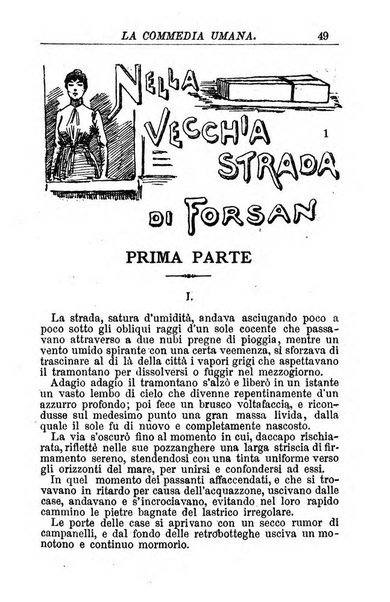 La commedia umana giornale-opuscolo settimanale