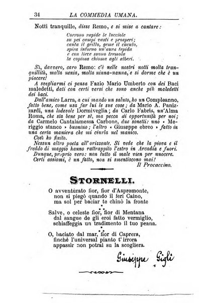 La commedia umana giornale-opuscolo settimanale