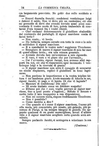 La commedia umana giornale-opuscolo settimanale