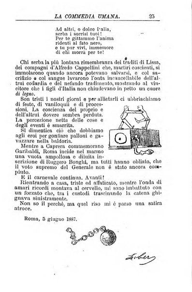 La commedia umana giornale-opuscolo settimanale