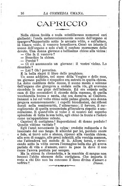 La commedia umana giornale-opuscolo settimanale