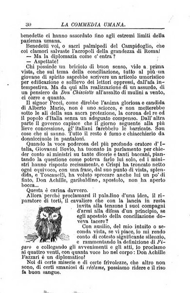 La commedia umana giornale-opuscolo settimanale