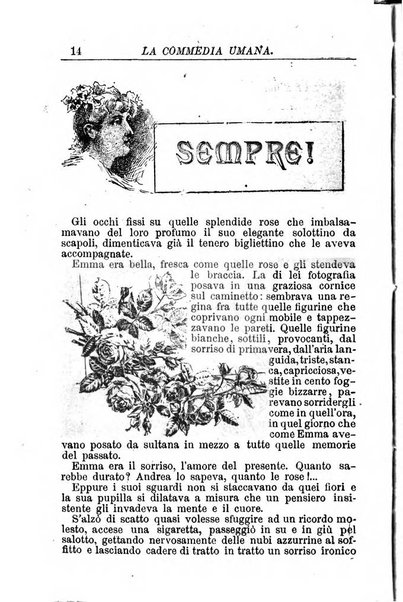 La commedia umana giornale-opuscolo settimanale