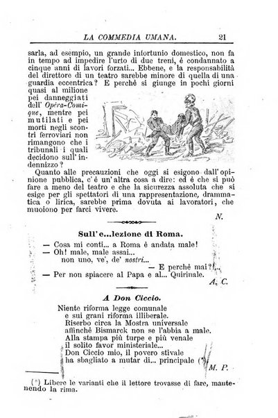 La commedia umana giornale-opuscolo settimanale