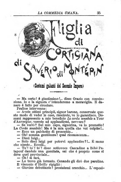 La commedia umana giornale-opuscolo settimanale