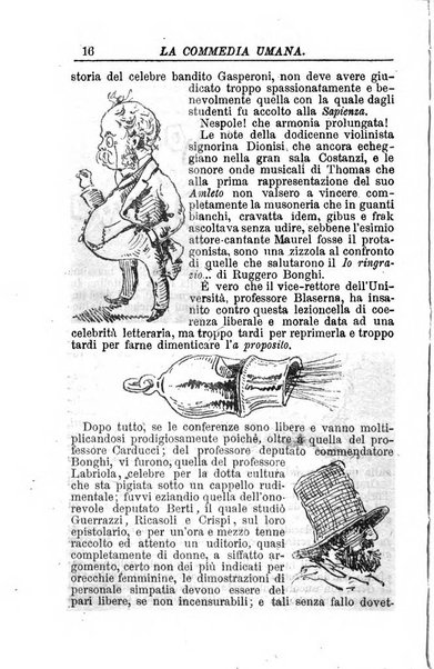 La commedia umana giornale-opuscolo settimanale