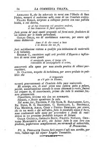 La commedia umana giornale-opuscolo settimanale