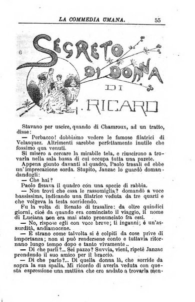 La commedia umana giornale-opuscolo settimanale