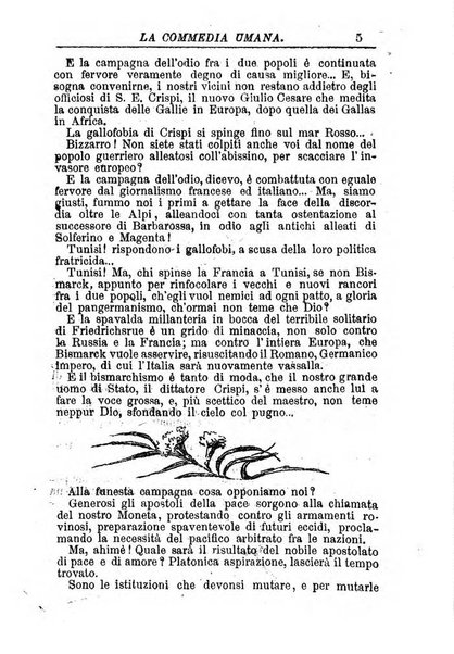 La commedia umana giornale-opuscolo settimanale