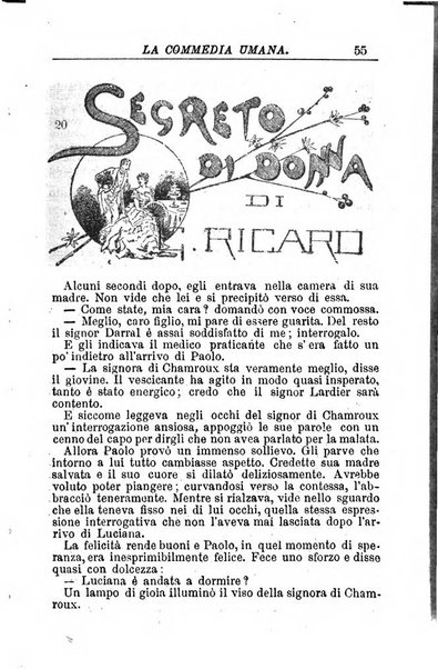 La commedia umana giornale-opuscolo settimanale