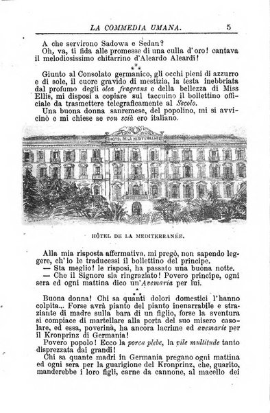 La commedia umana giornale-opuscolo settimanale