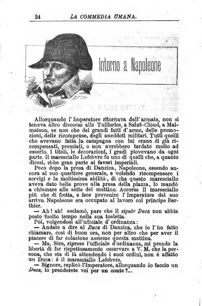 La commedia umana giornale-opuscolo settimanale