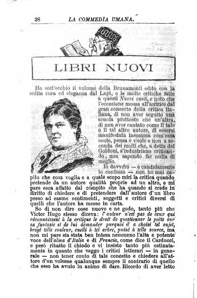 La commedia umana giornale-opuscolo settimanale