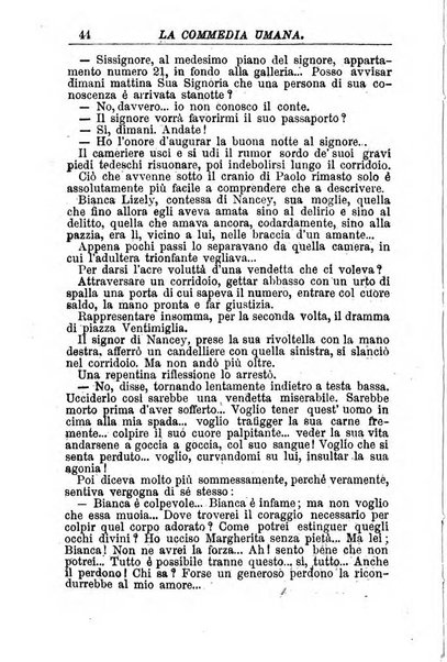 La commedia umana giornale-opuscolo settimanale