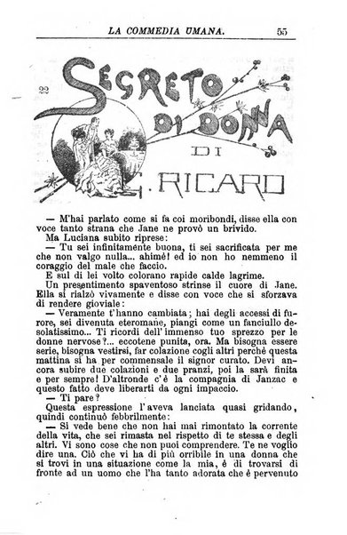 La commedia umana giornale-opuscolo settimanale