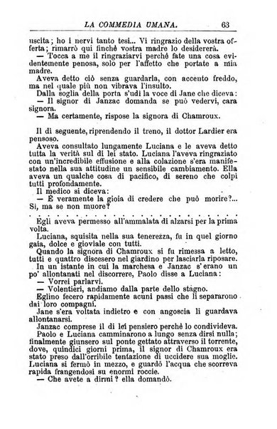 La commedia umana giornale-opuscolo settimanale