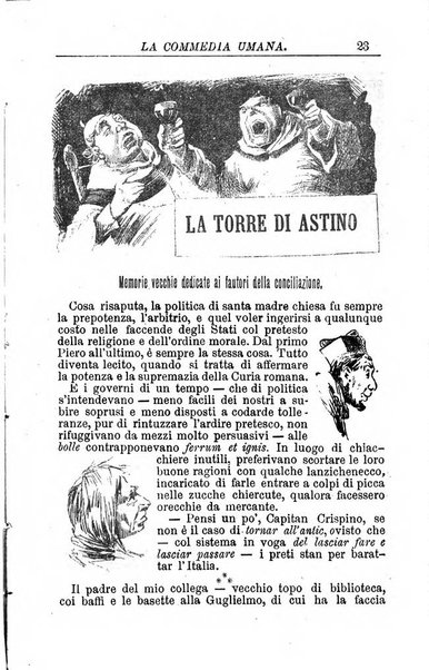 La commedia umana giornale-opuscolo settimanale