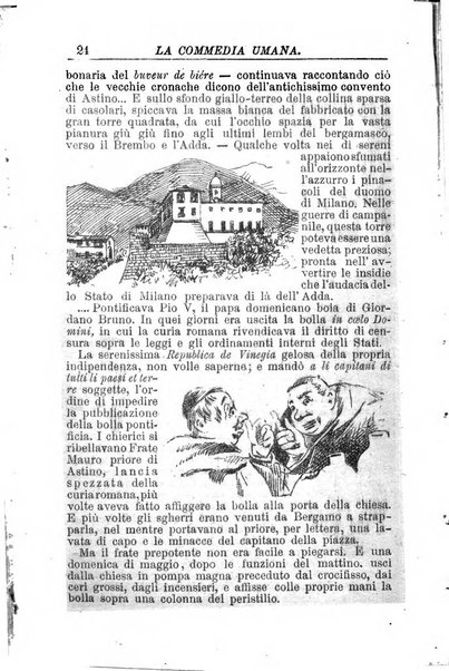 La commedia umana giornale-opuscolo settimanale