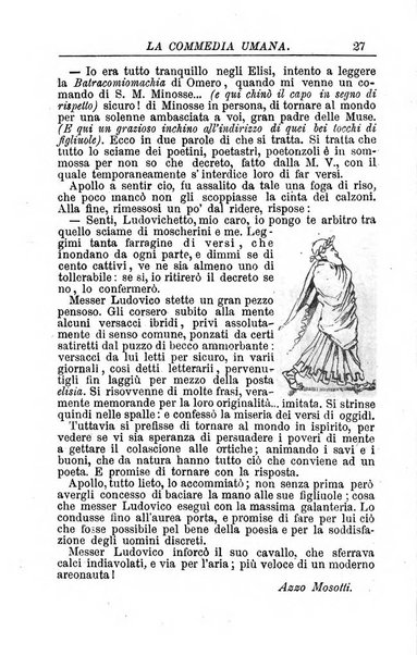 La commedia umana giornale-opuscolo settimanale