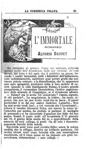 La commedia umana giornale-opuscolo settimanale