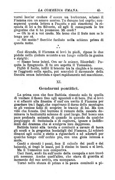 La commedia umana giornale-opuscolo settimanale