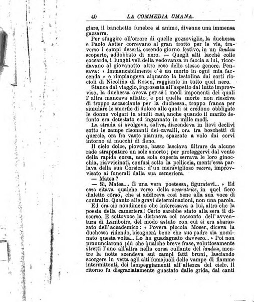 La commedia umana giornale-opuscolo settimanale