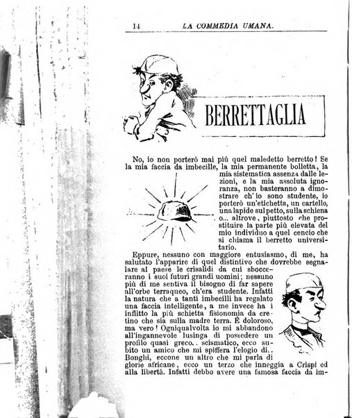 La commedia umana giornale-opuscolo settimanale