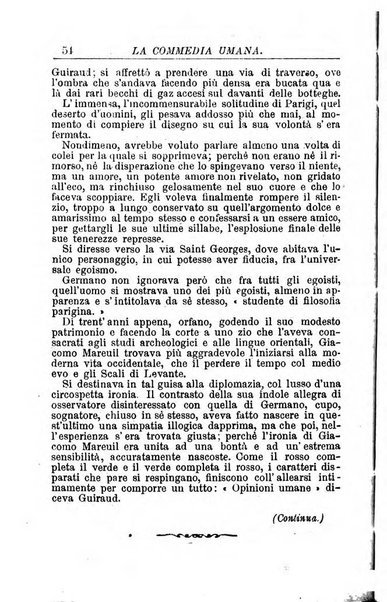 La commedia umana giornale-opuscolo settimanale