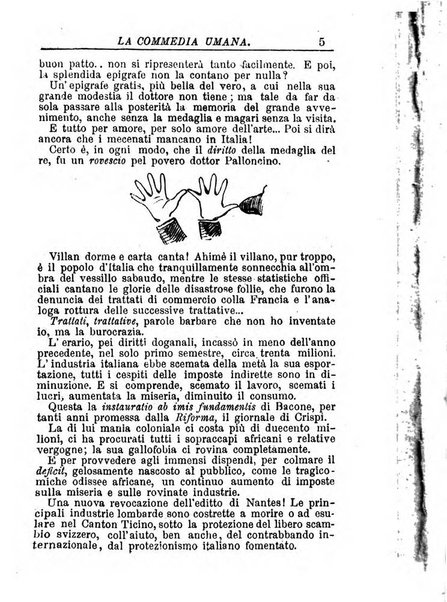 La commedia umana giornale-opuscolo settimanale