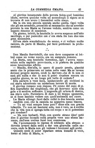 La commedia umana giornale-opuscolo settimanale