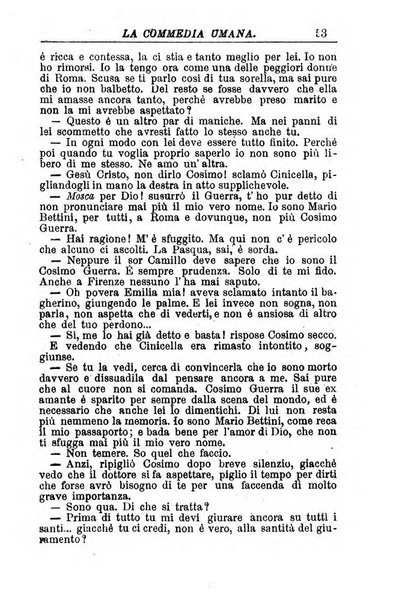 La commedia umana giornale-opuscolo settimanale