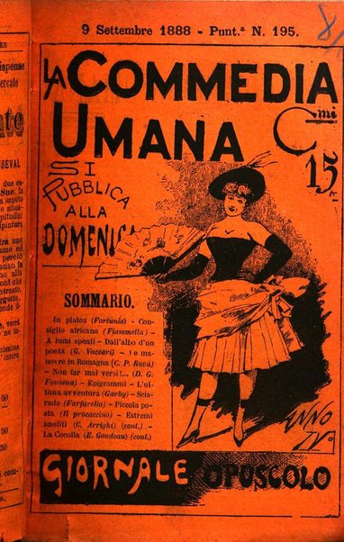 La commedia umana giornale-opuscolo settimanale