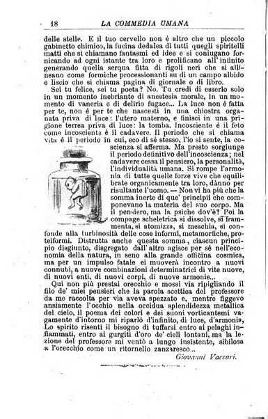 La commedia umana giornale-opuscolo settimanale