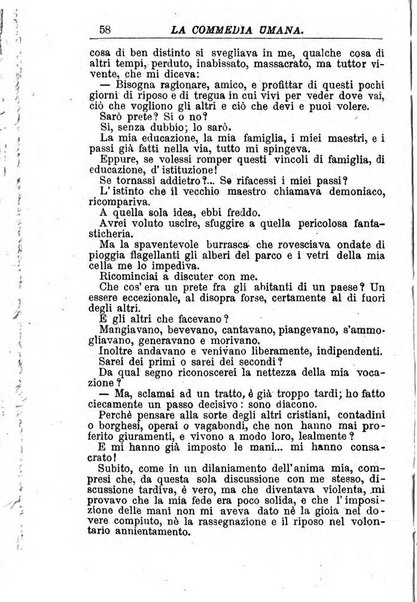 La commedia umana giornale-opuscolo settimanale