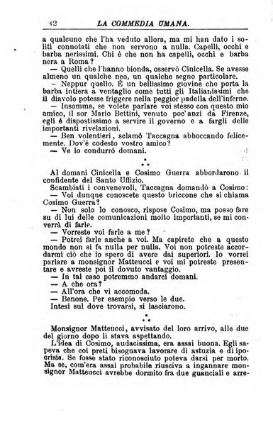 La commedia umana giornale-opuscolo settimanale