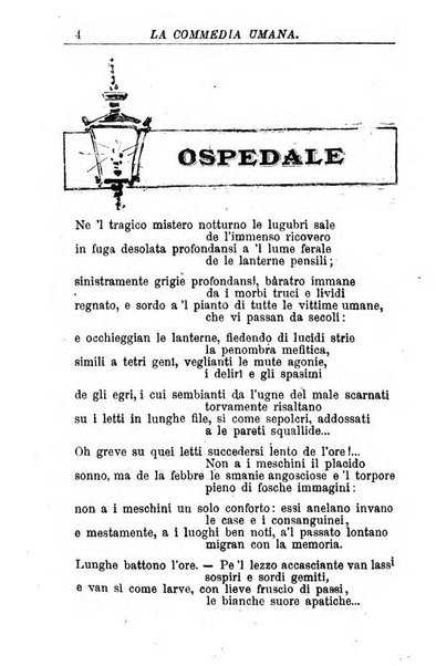 La commedia umana giornale-opuscolo settimanale