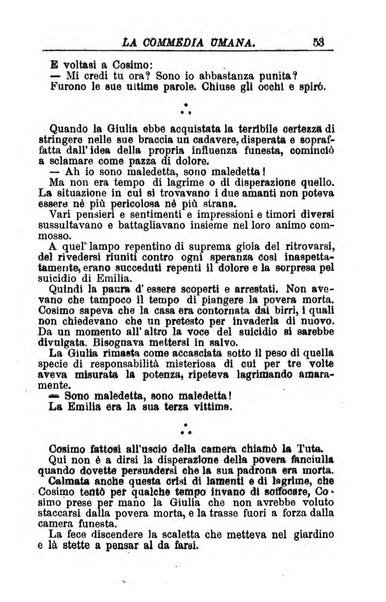 La commedia umana giornale-opuscolo settimanale