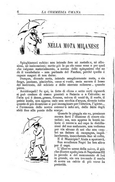 La commedia umana giornale-opuscolo settimanale