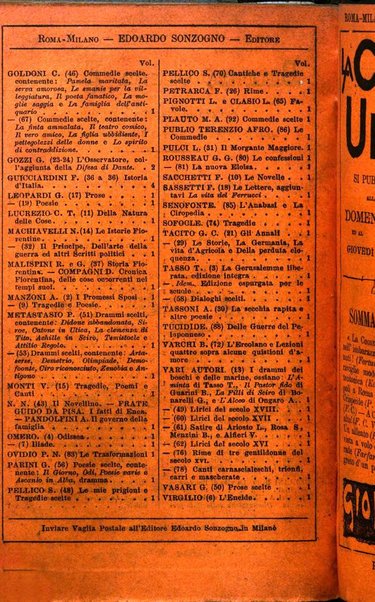 La commedia umana giornale-opuscolo settimanale